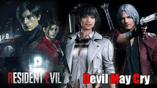 Resident evil 2 Remake  Devil May Cry Dante and Lady [upl. by Mariandi]