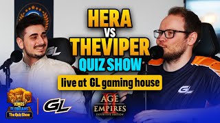 Hera vs TheViper an AoE 2 Quiz Show  Kings amp Plebeians x GL [upl. by Yelnats]