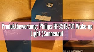 Produktbewertung Philips HF351901 Wakeup Light Sonnenaufgangfunktion Digitales Fm Radio Tagesl [upl. by Justus752]