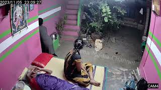 real ghost came when grandmother and granddaughter were sleeping alone CCTV camera record trending [upl. by Naol702]