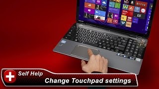 Toshiba HowTo Changing your touchpad settings [upl. by Ahsirek]