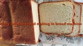 Easy Brioche bread making in T Fal bread machine [upl. by Aja342]