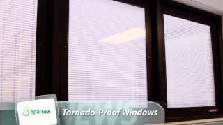 Tornado Proof Window Installation [upl. by Coridon]