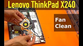 Lenovo ThinkPad X240  How To Replace Fan [upl. by Bailey]