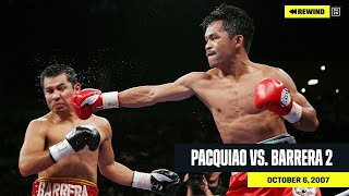 FULL FIGHT  Manny Pacquiao vs Marco Antonio Barrera 2 DAZN REWIND [upl. by Ardis]