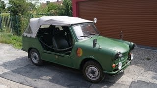 DDR IFA NVA TRABANT 601 Kübel Oldtimer Kult cabrio mit Funkgerät NMA74 Standheizung [upl. by Angelia138]