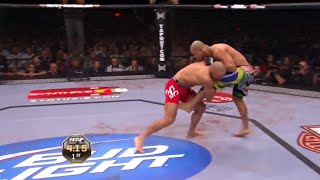 GSP vs Alves set ups and counter takedown HL [upl. by Giffy]