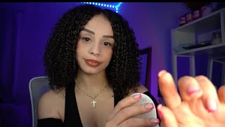 ASMR  Pure Clicky Inaudible Whispers amp Mouth Sounds✨ Plucking Gentle Face Touching Hand Movements [upl. by Analihp]