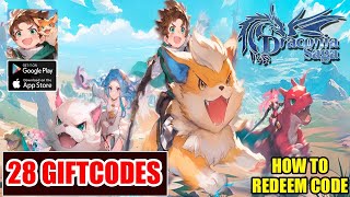 Draconia Saga amp All 28 Giftcodes  28 Redeem Codes Draconia Saga  How to Redeem Code [upl. by Disini]