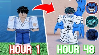 Spending 48 Hours MASTERING Every 2 Tails Version in Shindo Life  Roblox [upl. by Reffinej]