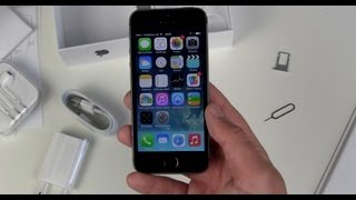 Apple iPhone 5s einrichten und erster Eindruck [upl. by Ylac899]