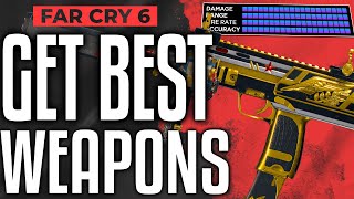 Far Cry 6 HOW TO GET BEST WEAPONS – 4 Stars Powerful Weapons in the game [upl. by Alyahs]