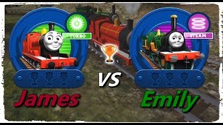 Thomas amp Friends Go Go Thomas – James VS Emily [upl. by Ansela708]