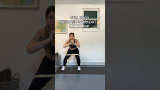 10 MIN AT HOME WORKOUT  full body workout 💪🏻🫶🏻👏🏻 momworkout athomeworkout minibands [upl. by Nnaear970]