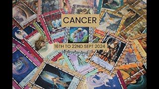 CANCER  THIS CALLS FOR A CELEBRATION  WEEKLY TAROT READING  SEPT 16TH TO 22ND 2024 [upl. by Ruskin]