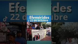 Efemérides 22DeOctubre [upl. by Yeneffit]