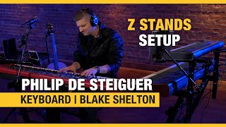 Philip De Steiguer  Z Keyboard Stands Setup [upl. by Drandell]