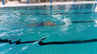 Natation crawl avec Cédric crawl [upl. by Aleibarg]