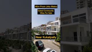 Luxurious Gated Community Villas for Sale in Kukatpally Nizampet villas hyderabad viralreels [upl. by Enitsenrae]