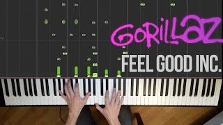 Gorillaz  Feel Good Inc Piano Cover [upl. by Pussej752]