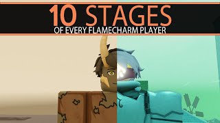 The 10 stages of a Flamecharm User  Deepwoken [upl. by Aramot131]