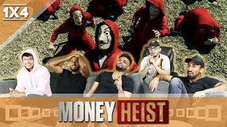 Money Heist  La Casa de Papel  1x4  REACTION [upl. by Ydderf]