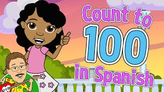 Count to 100 in Spanish  Jack Hartmann [upl. by Ollehcram]