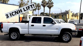 Duramax Gets Leveling Kit Install [upl. by Schuyler]