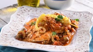 Receta de Pescado a la Veracruzana Casero [upl. by Warms]