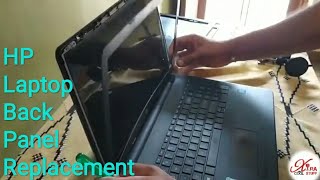 How to Replace HP Laptop Back Panel Complete Installation Video [upl. by Aynwat]