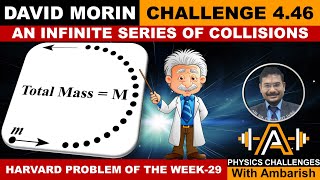 COLLISIONS  MORIN  INFINITE COLLISIONS  HARVARD PROBLEM OF THE WEEK JEE ADVANCED [upl. by Handy]