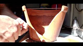 How To Fix a broken terracotta pot [upl. by Mordecai]