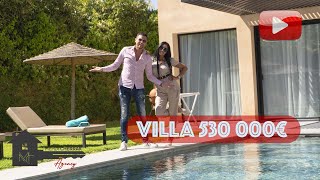 À VENDRE  UNE VILLA EXCEPTIONNELLE PLAIN PIED 5 SUITES A MARRAKECH [upl. by Nickolaus694]