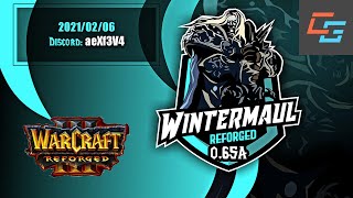 Warcraft 3 Reforged  Wintermaul Reforged Tower Defense [upl. by Viens]