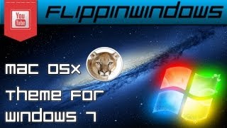 Turn Windows 7 into Mac OS X Mountain Lion [upl. by Ahsied]