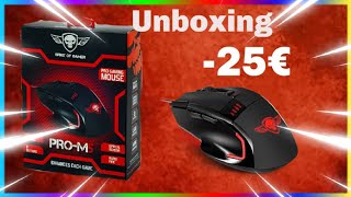 UNBOXING SOURIS GAMER quotSpirit of Gamerquot PRO  M5  25€ SUR AMAZON [upl. by Lavicrep]