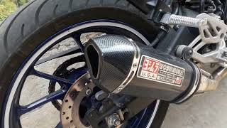 Yamaha YZF R15 V3  Yoshimura exhaust FULL SYSTEM  Rev Sound [upl. by Sucramej582]