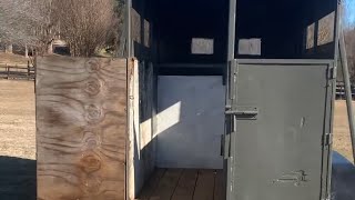 Inspecting a horse trailer in North Wilkesboro North Carolina horsetrailer northwilkesboro [upl. by Tegirb664]