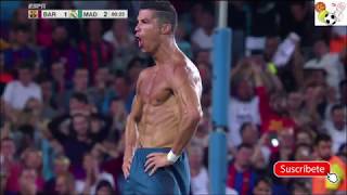 EL GOLAZO DE CRISTIANO RONALDO AL BARCELONA  Supercopa de España [upl. by Ikeda8]