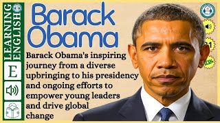 interesting story in English 🔥 Barack Obama🔥 story in English with Narrative Story [upl. by Remle]