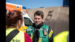 Großbrand bei Hardegsen Biogasanlage in Flammen [upl. by Asinla]