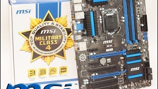 Обзор материнской платы MSI B85G43 тестирование возможностей по разгону процессора Pentium G3258 [upl. by Snevets]