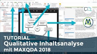 Qualitative Inhaltsanalyse mit MAXQDA 2018  So setzt Du sie um [upl. by Heymann785]