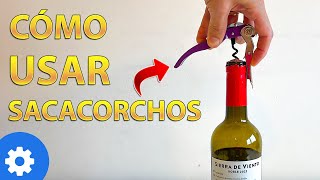 Como Abrir Botella Vino Sin Sacacorchos Facil [upl. by Hasseman]