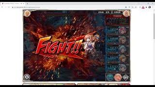 Kamihime PROJECT R JP ver  Water AQ7 Quick Run w Water team [upl. by Ahsiatal]