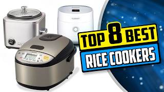 Best Rice Cooker  Top 8 Reviews Buying Guide 2024 [upl. by Elleirda513]