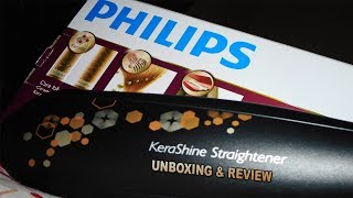 Philips Hair Straightener hp8316 unboxing amp review NEW [upl. by Llenet576]