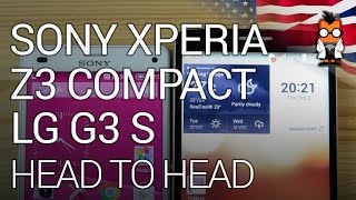 Sony Xperia Z3 Compact vs LG G3 S [upl. by Maram722]