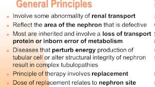 Renal Tubular Disorders [upl. by Notwen483]