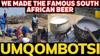 MAKING SOUTH AFRICAN BEER UMQOMBOTSI AFRICAN BEER FOR A HUGE CULTURAL CELEBRATION [upl. by Nomolas]